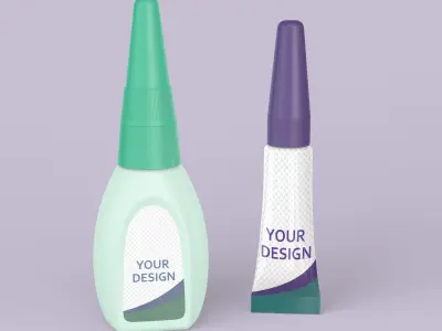 Super Glue Set  3D model