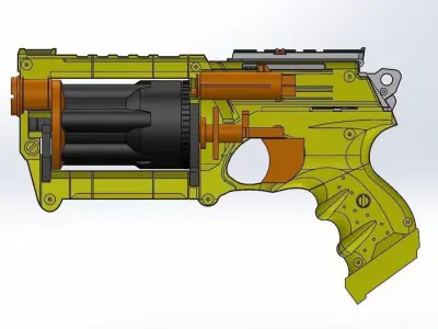 3D Nerf Gun Maverick Model 3D model