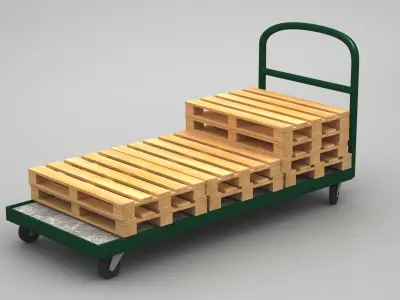 Transport Trolley 3D model