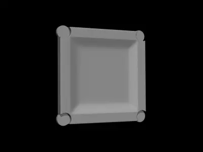 CGA Sci-Fi Wall Panels 01 3D model