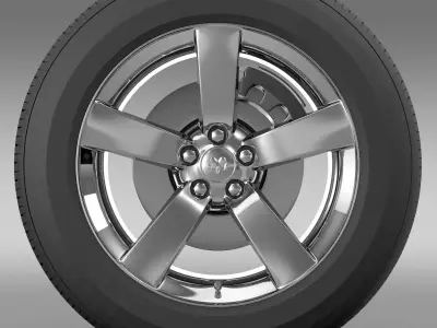 Dodge T wheel 3D model