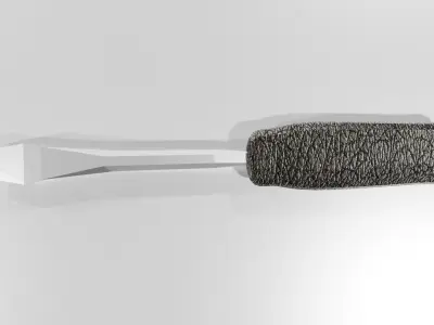 Sleek 3D Screwdriver Model for Enhanced Digital Projects Low-poly 3D model