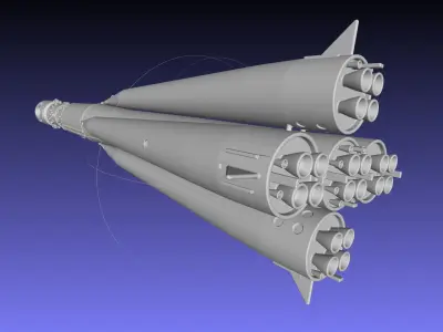 Vostok K Rocket Model 3D print model