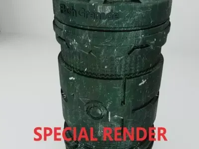 Flash Grenade Free 3D model