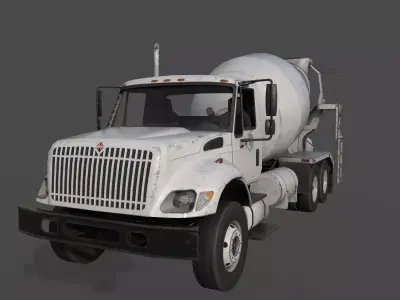 Cement Truck Free 3D model