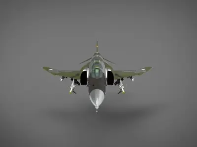 F-4E Phantom II 3D model