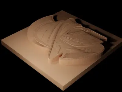 helmet CNC 3d Print High Relief Sand Casting 3D print model