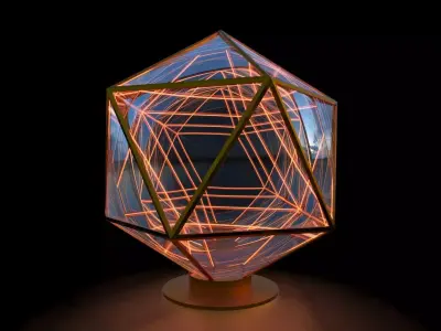 Prisma infinity Low-poly 3D model