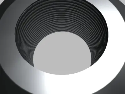 Hex nut  3D model