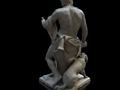 Chasseur sculpture Free 3D model