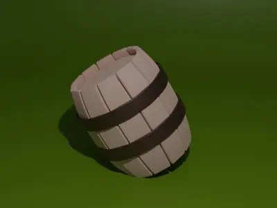 Barrel - Drum Free 3D model Free 3D model