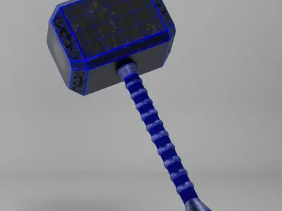 Hammer - 4k PBR thor thor 3D model