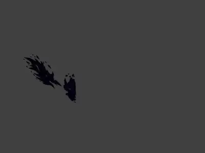 Blue Wings 3D model