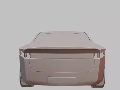 Sport Coupe Four Door Performance Sedan 3D Printable 3D print model