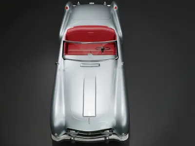Nash-Healey Vintage Car 3D model