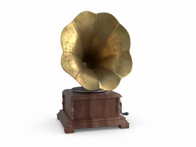 Gramophone 3D model