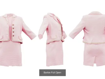32 Historic and Retro Dresses 3D Model Collection