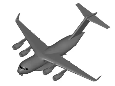 Boeing C-17 Globemaster III 3D model buy