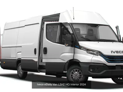 Ivecoe  Daily Van HQ Interior 2025 3D Model Pack