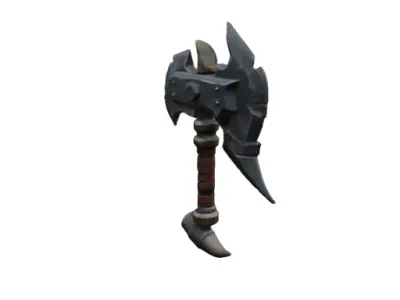 Free 3D Fantasy Axe  FBX  Free 3D model