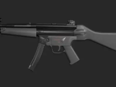 MP-5 MP5 SMG 3D model