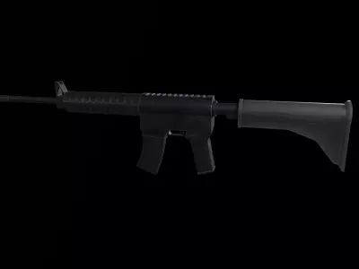 Low poly weapon Low-poly 3D model