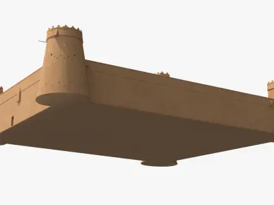  Desert Fortress Layout AlMasmak 