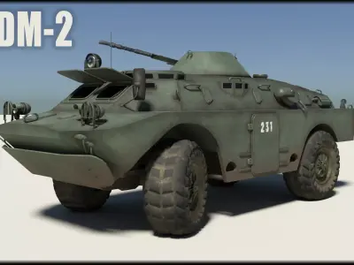 BRDM-2 3D model