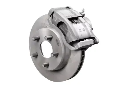 Car Disc Brake 3D model by NNAVAS-3D