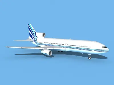 Lockheed L-1011 TriStar Corporate 3 3D model