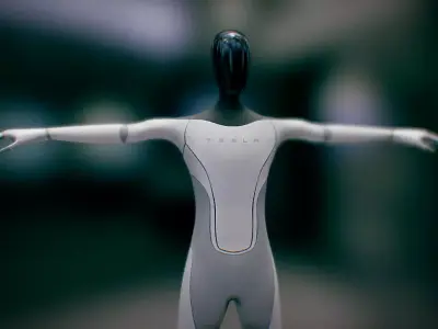 T Pose Tesla BOT 3D model