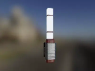 Light Rod Low-poly 3D model