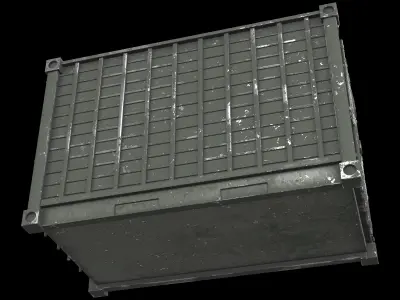 Military container 01 3D model