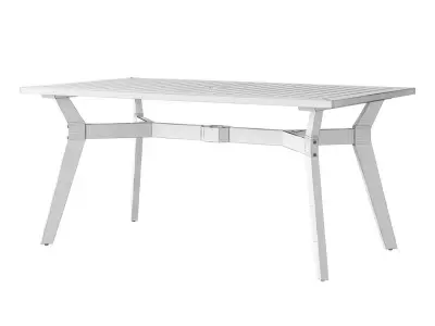 OVE Quinn 7 Piece Dining Set Table 3D model