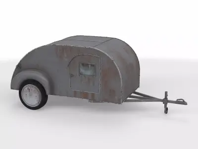 teardrop trailer 3D model