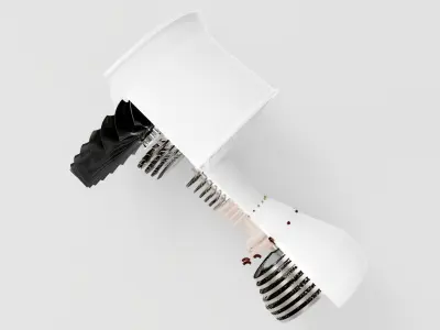 trubofan engine 3D model