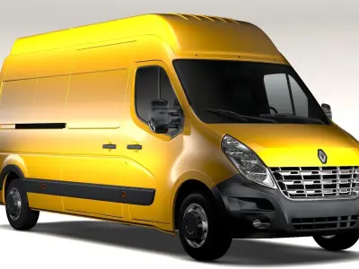 Renault Master L3H3 Van 2010 3D model
