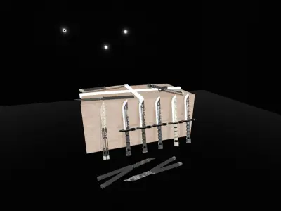 Combo m9 and baterflu 3D model
