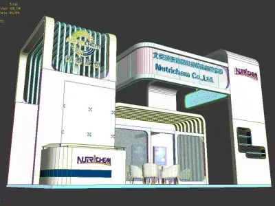 Exhibition - Area -6X9-3DMAX2009-031 3D model