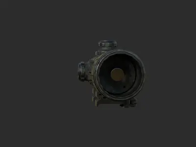 Weapon - Scope - 12 - UTG3BugBuster Low-poly 3D model