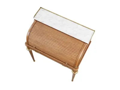 Antique Secretary Desk 3D model