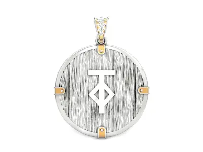  Slavic Amulet rune God Kryshen in Svarog Circle 1223 3D print model
