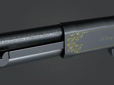 FPS Shotgun  Free low-poly 3D model