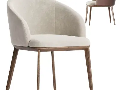 TARANTO dining chair set 3D model