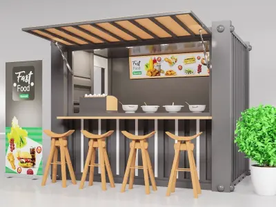 Container  3Dshop 3D model