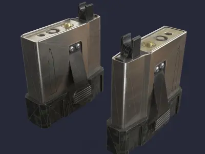  Rifle magazine Low-poly 3D model