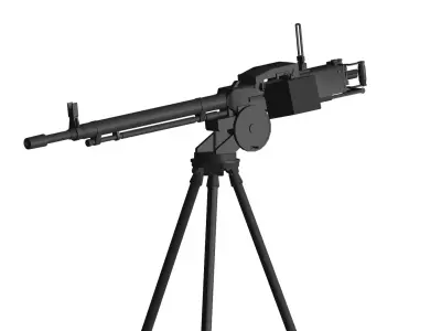 heavy machine gun 3D model by military-3d
