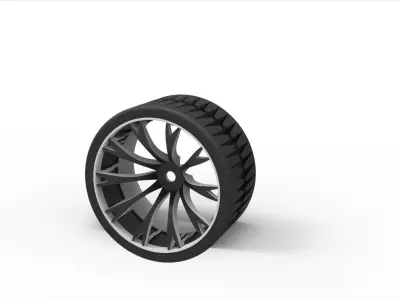 Alloy Wheels Free 3D model