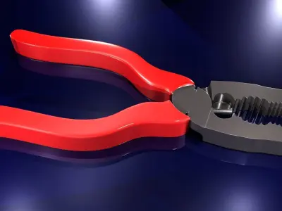 Plier pliers Free low-poly 3D model