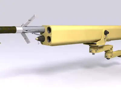 Fletcher Rocket Launcher 3D model